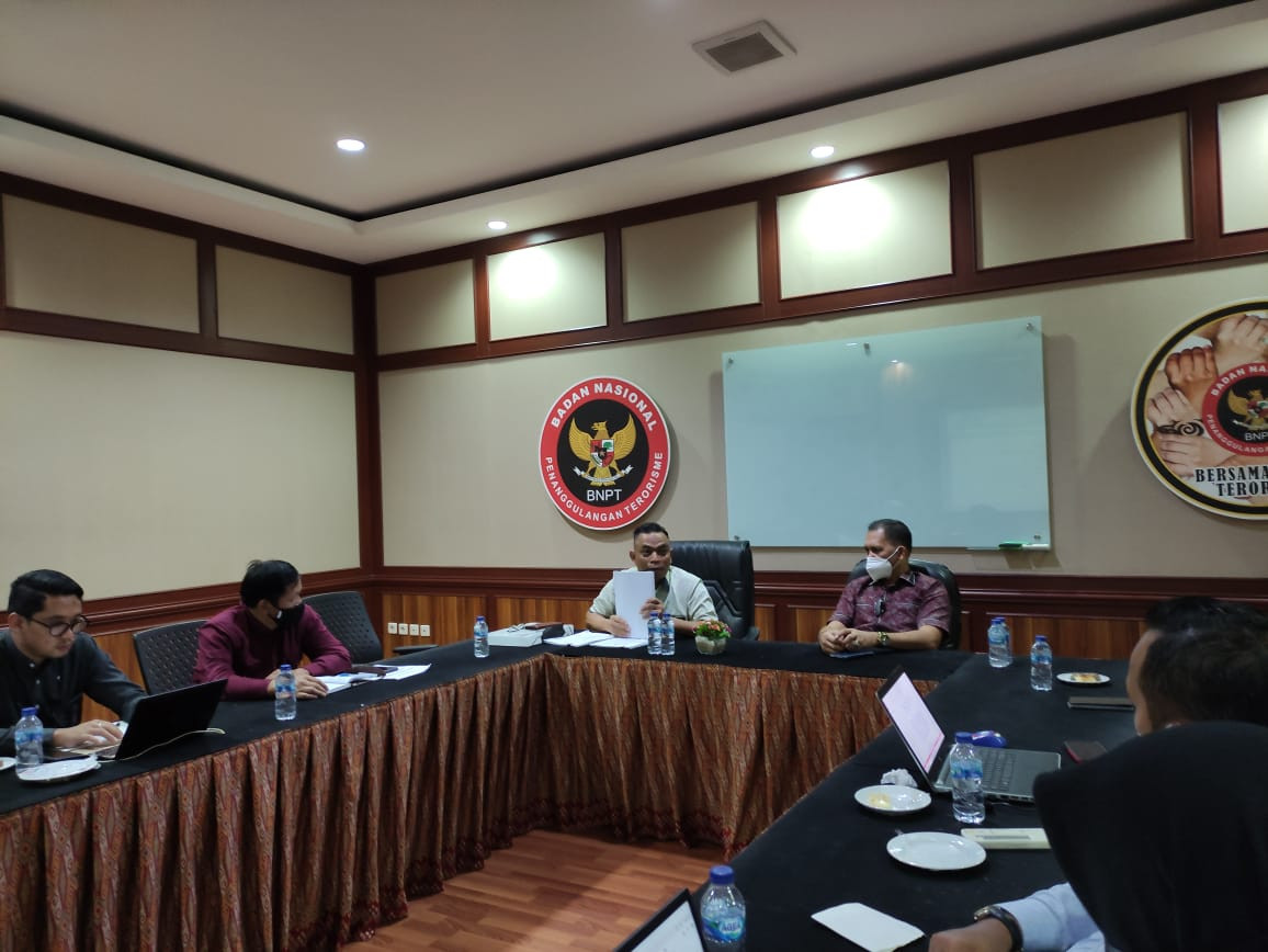 BNPT HOLDS SYSTEMATIC DRAFT REGULATION OF NATIONAL COUNTER-TERRORISM AGENCY ON IMPLEMENTATION OF DERADICALIZATION PROGRAM