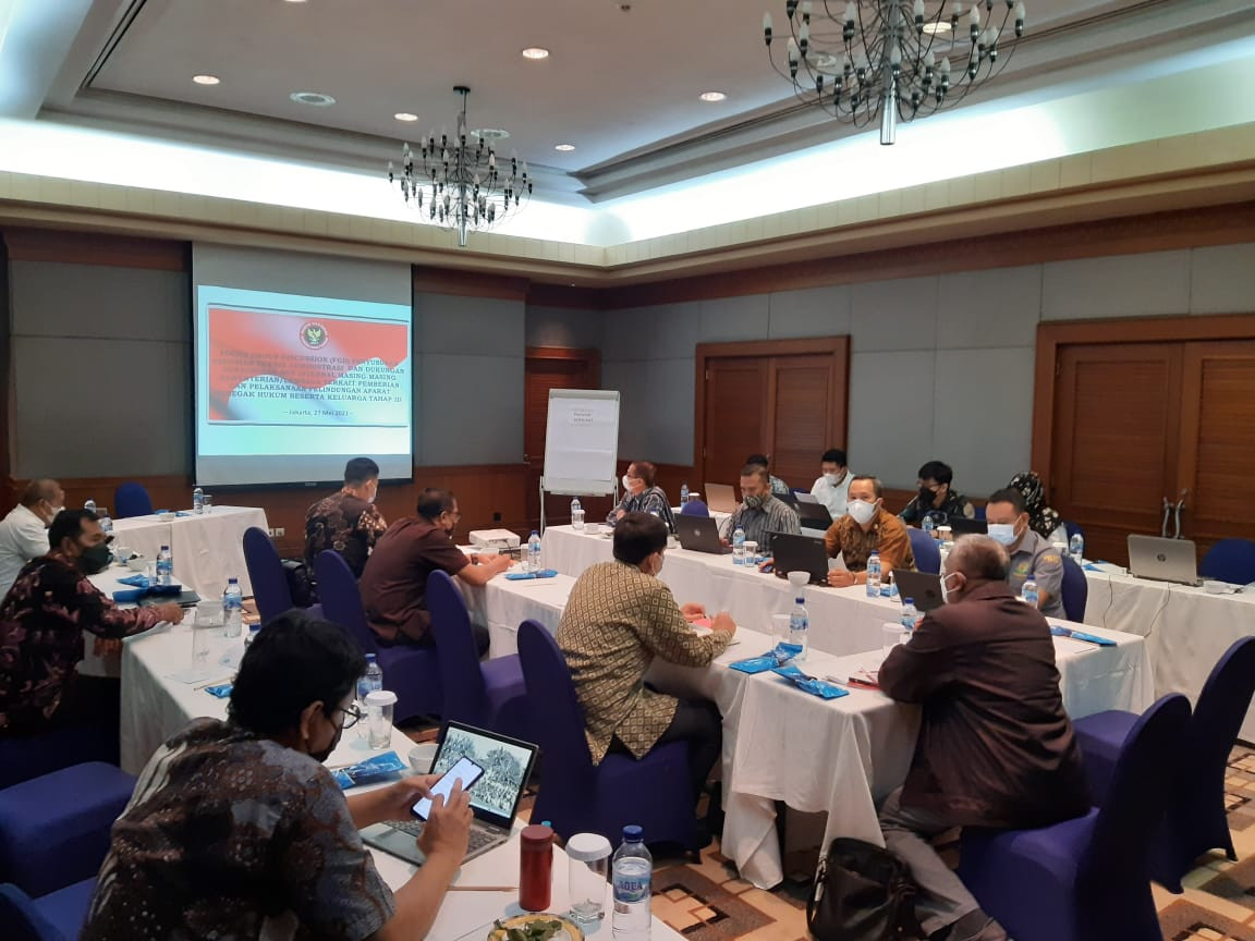 BNPT HOLDS FGD ON PREPARATION OF TECHNICAL GUIDELINES RELATED TO PROVIDING AND IMPLEMENTING PROTECTION FOR LAW ENFORCEMENT OFFICERS AND THEIR FAMILIES